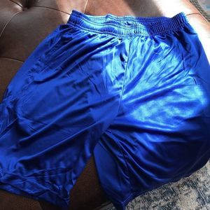 Mens Team 365 Athletic shorts size S. Blue in color